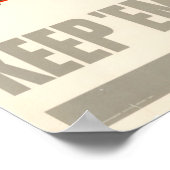 WWI hou 'Em aan het rollen! Poster (Hoek)