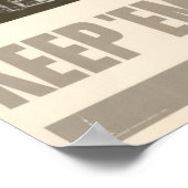 WWI hou 'Em aan het rollen! Poster (Hoek)