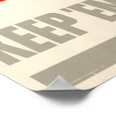 WWI hou 'Em aan het rollen! Poster (Hoek)