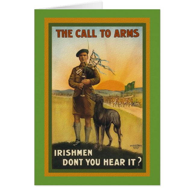 WWI Irish Recruiting Poster (Voorkant)