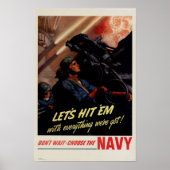 WWI Laten we het met alles doen wat we hebben. Poster (Voorkant)
