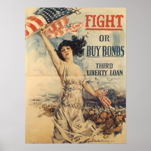 WWI Liberty Loan Print (Voorkant)