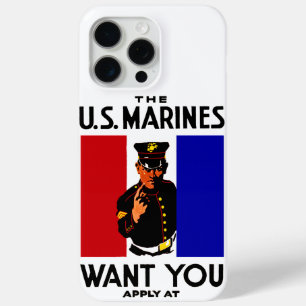 WWI Marine Recruitment Poster iPhone 15 Pro Max Hoesje