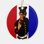  WWI Marine Recruitment Poster Keramisch Ornament (Links)