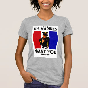 WWI Marine Recruitment Poster T-shirt