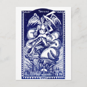 WWI Nederlands Poster tegen oorlogsgeweld Briefkaart