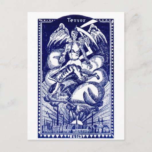 WWI Nederlands Poster tegen oorlogsgeweld Briefkaart (Voorkant)