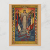  WWI Peace Justice Liberty Briefkaart (Voorkant)