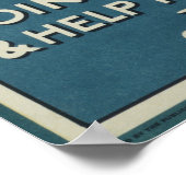 WWI poster 20 x 30 voor werving Brits leger (Hoek)