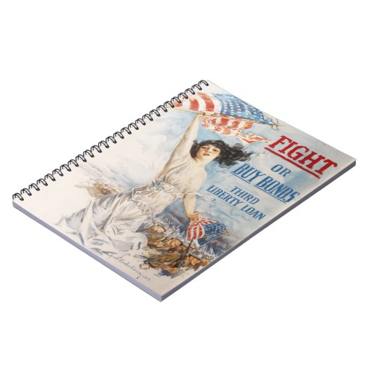 WWI Propaganda Artwork Notitieboek (Linkerzijde)