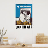 WWI Propagandaposter Australië AIF Werving Poster (Keuken)