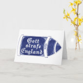 WWI straft Engeland Kaart (Gele Bloem)