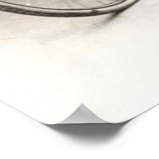 WWI US Doughboy and his Bike in France Poster (Hoek)