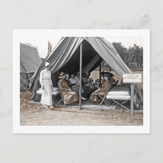 WWI Verpleegstagiairs Briefkaart (Voorkant)