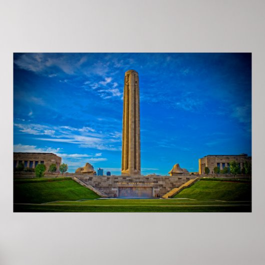 WWI World War One Museum Kansas City Missouri Poster (Voorkant)