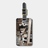 WWII Airmen Armorers Bagagelabel (Voorkant verticaal)