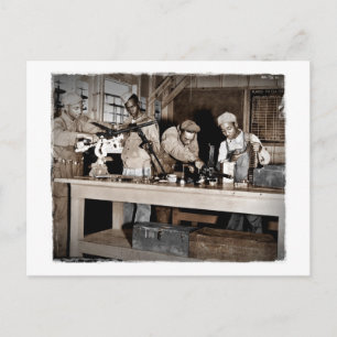 WWII Airmen Armorers Briefkaart