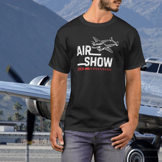 WWII  Airplane Airshow Military Custom T-shirt