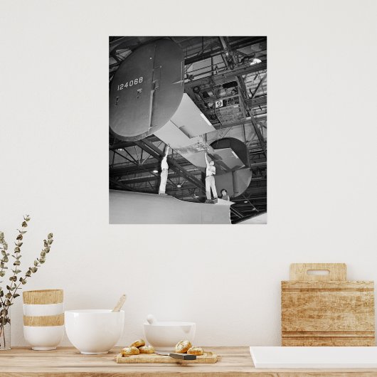 WWII Airplane Manufacture, 1943 Poster (Keuken)