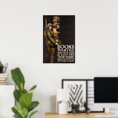  WWII Amerikaanse militaire bibliotheek Poster (Thuiskantoor)