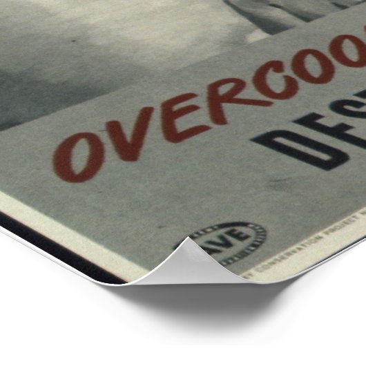  WWII-Amerikaanse propaganda Poster (Hoek)