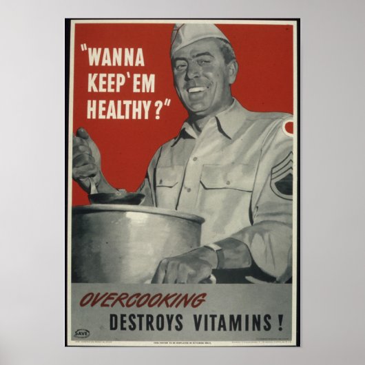  WWII-Amerikaanse propaganda Poster (Voorkant)