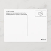 WWII Artillery Mount, Unalaska Island Briefkaart (Achterkant)