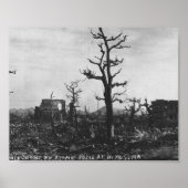 WWII Atomic Bomb Foto van Hiroshima Poster (Voorkant)