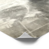 WWII B-24s over olievelden van poëzie Poster (Hoek)