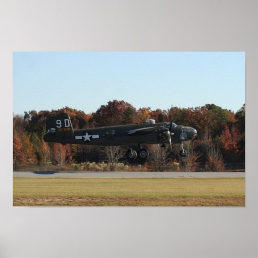 WWII Bomber Poster (Voorkant)