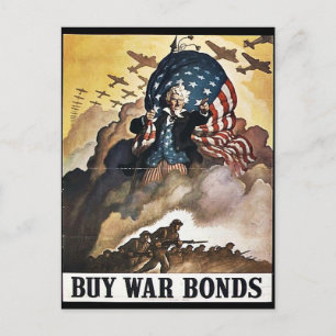 Wwii Bonds21 Briefkaart