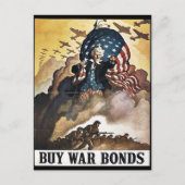 Wwii Bonds21 Briefkaart (Voorkant)