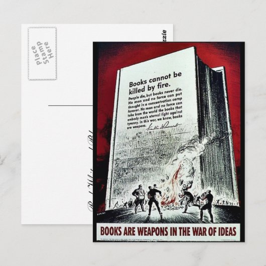 Wwii Books Briefkaart (Voorkant / Achterkant)