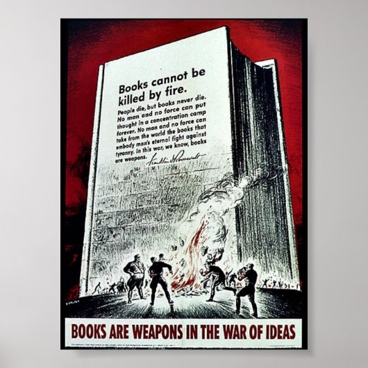 Wwii Books Poster (Voorkant)