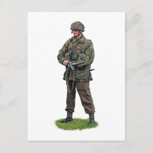 WWII British Paratrooper Briefkaart