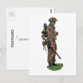 WWII British Tommy Briefkaart (Voorkant / Achterkant)