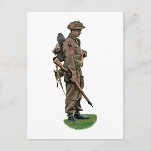 WWII British Tommy Briefkaart