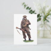 WWII British 'Tommy' Briefkaart (Staand voorkant)