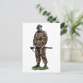 WWII Brits Briefkaart "Tommy" (Staand voorkant)