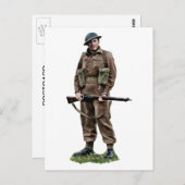 WWII Brits Briefkaart "Tommy" (Voorkant / Achterkant)