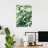 WWII Defenders van Warschau Poster (Thuiskantoor)