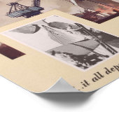 WWII Defensie op het Zee begint op de kust Poster (Hoek)