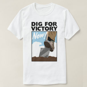 WWII Dig for Victory Groei Your Ewn Veg' T-Shirt