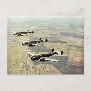 WWII Drie Messerschmitt ME-110 Briefkaart