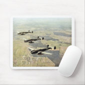 WWII Drie Messerschmitt ME-110 Muismat (Met muis)