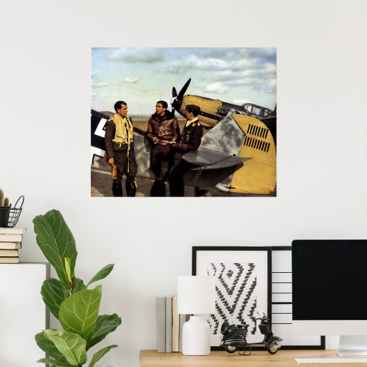 WWII Duits ME-109-piloten Poster (Thuiskantoor)