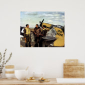 WWII Duits ME-109-piloten Poster (Keuken)