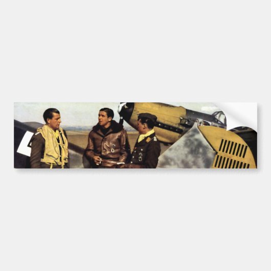 WWII Duitse ME-109 Piloten Bumpersticker (Voorkant)