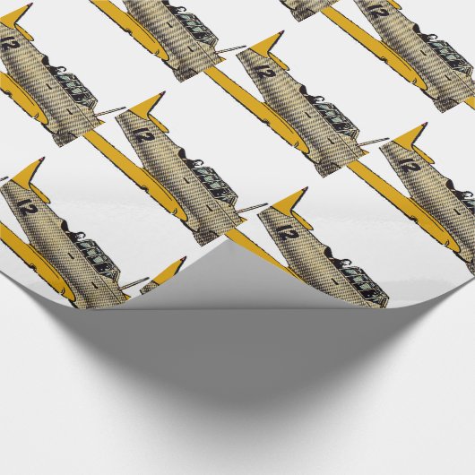 WWII Era Navy Plane Cadeaupapier (Hoek)