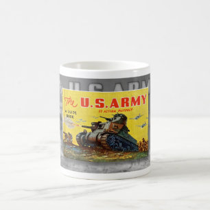 WWII ERA U.S. ARMY BOOK COFFEE MOK